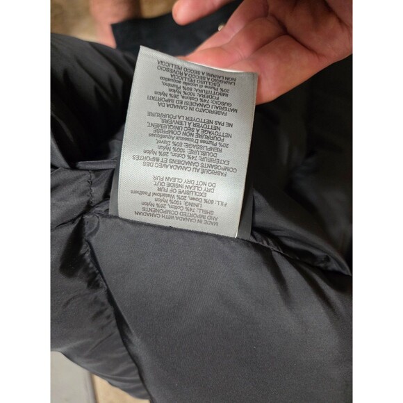 BRAND NEW Moose Knuckles Stirling Parka Jacket Mens Navy W/ White Fur Size: M - Picture 8 of 12